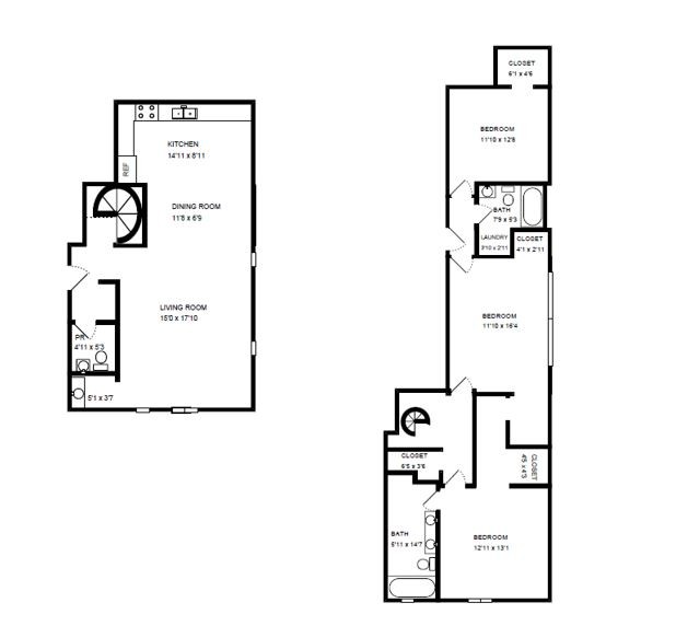 Floorplan - 2215 N Clifton