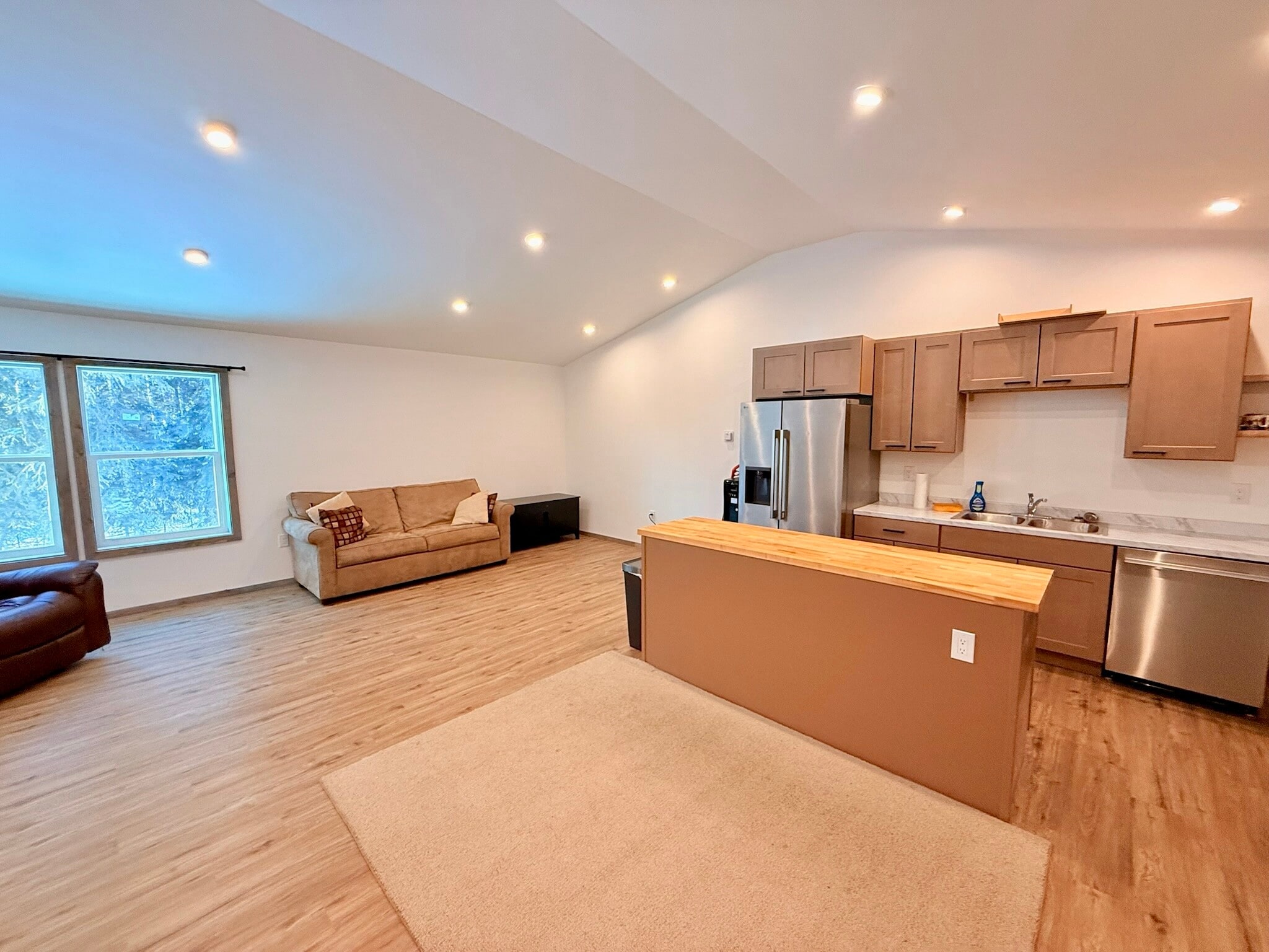 open Living Room/Kitchen Area - 2567 Old Mission Rd