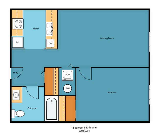 Floorplan - Promenade at the Park Apartment Homes