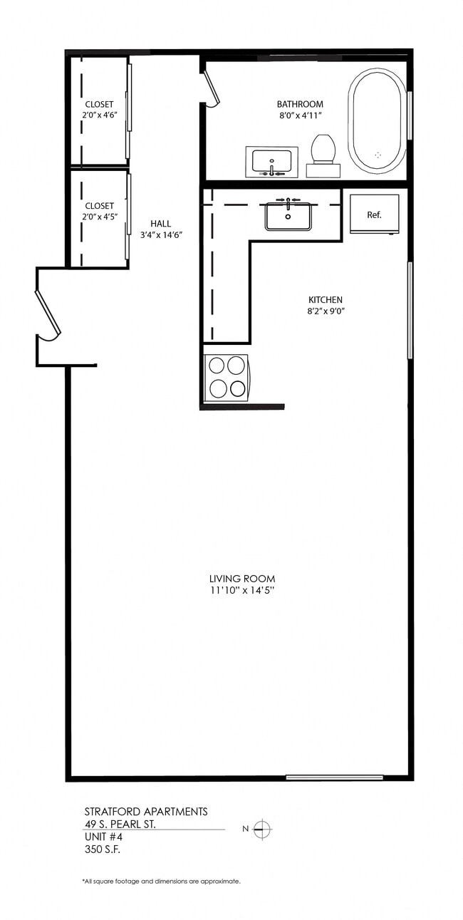 Floorplan - Stratford Apartments