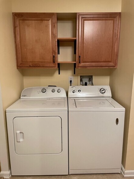 Full size washer and dryer in kitchen - 44 Ramsgate Ct