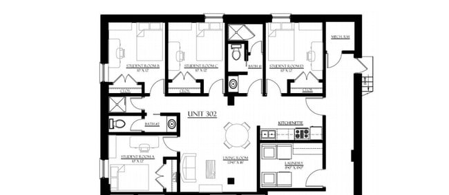Unit 302 - The Lofts on Second Street