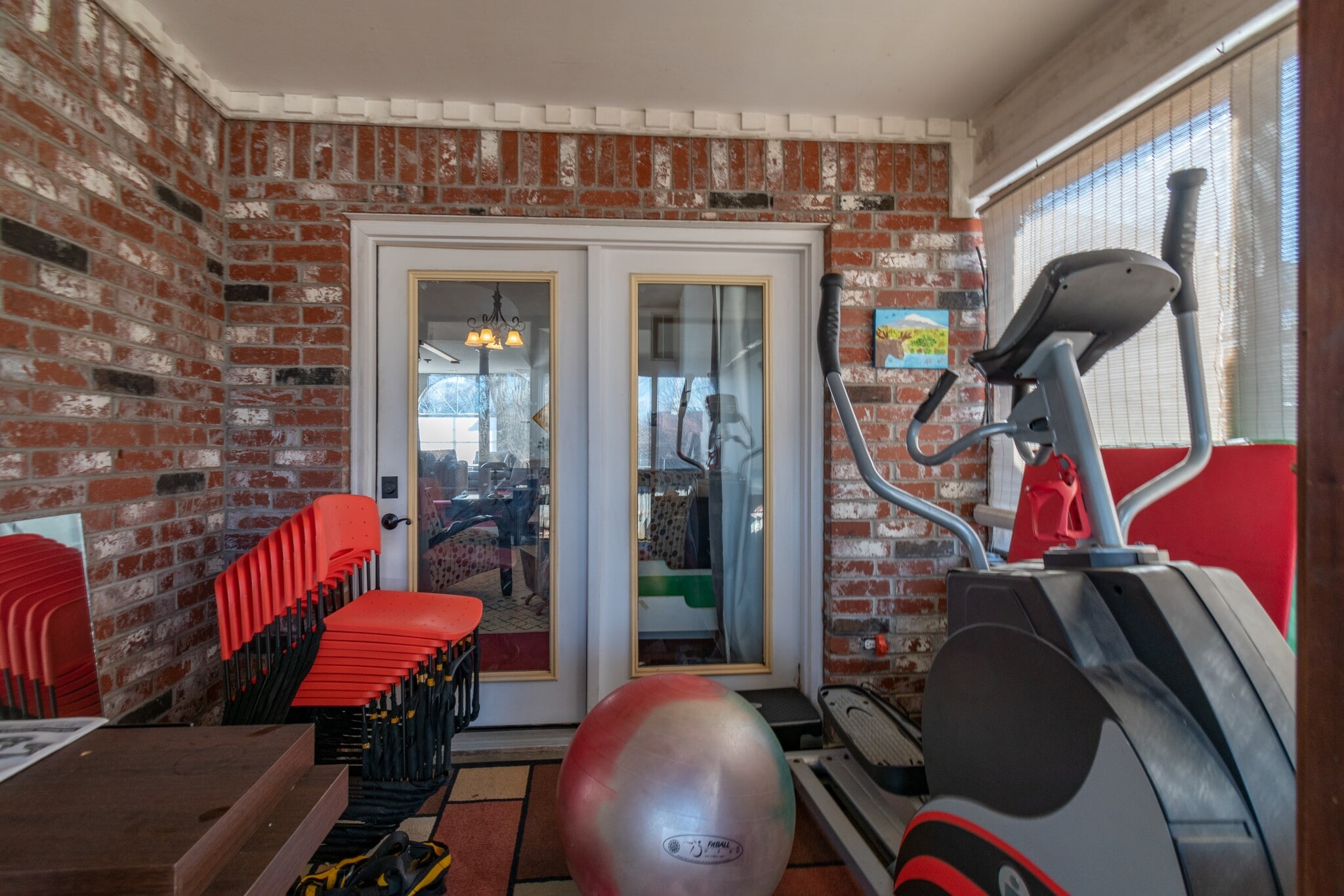 work out in the home gym with eliptical - 2780 E Hardy Ln