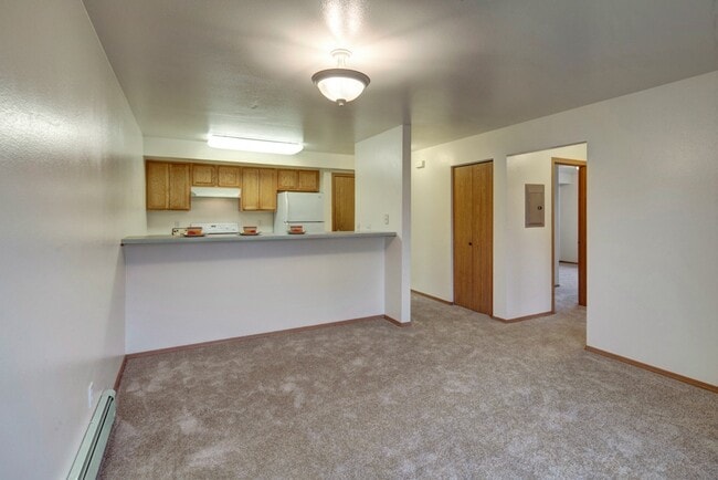 Strawberry Lane Apartments - Living Room and Kitchen - Strawberry Lane