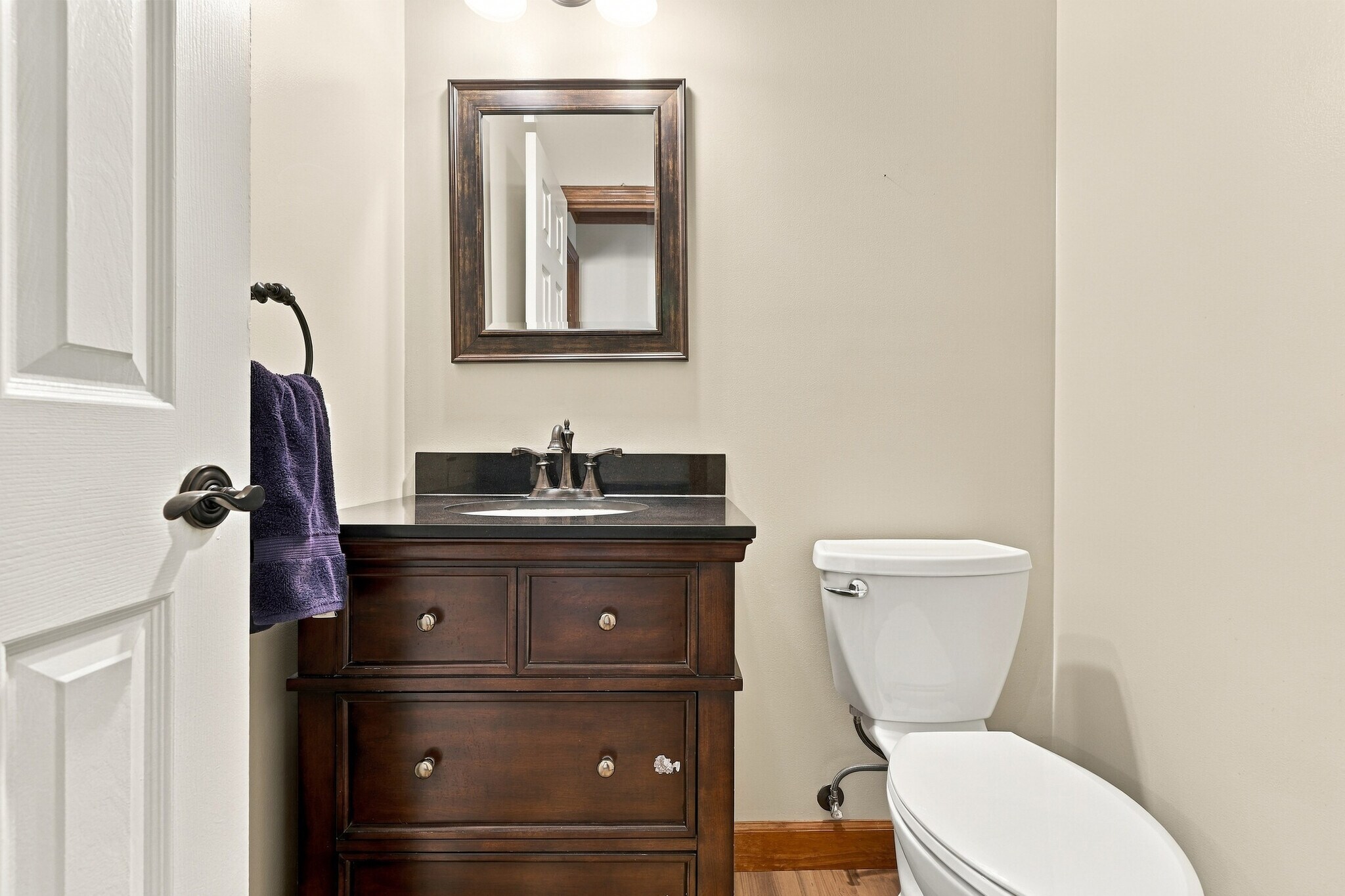 First floor half bath - 134 Heldon Dr
