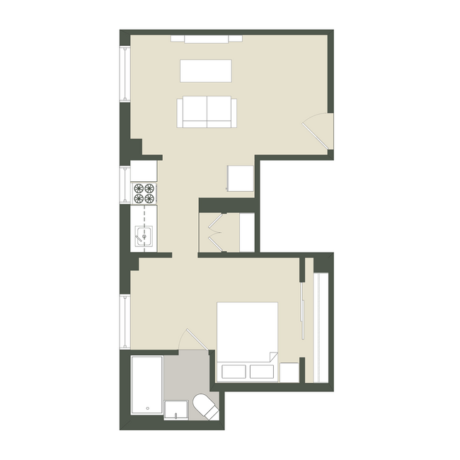 Floorplan - 420 W. Melrose St.