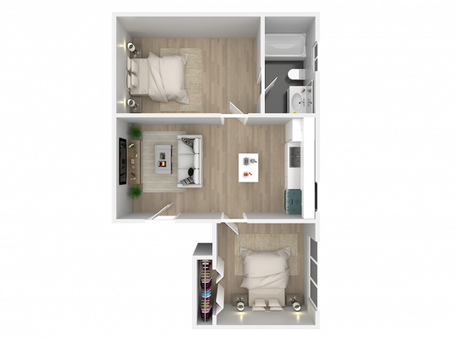 Two Bedroom - Loma Apartments