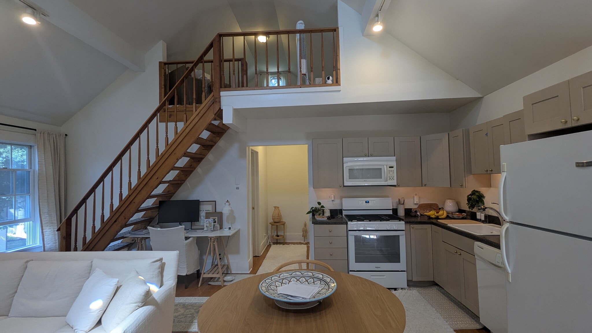 Airy loft can be used as main bedroom, guest bedroom, home office, extra living space, etc. - 156 Henry St