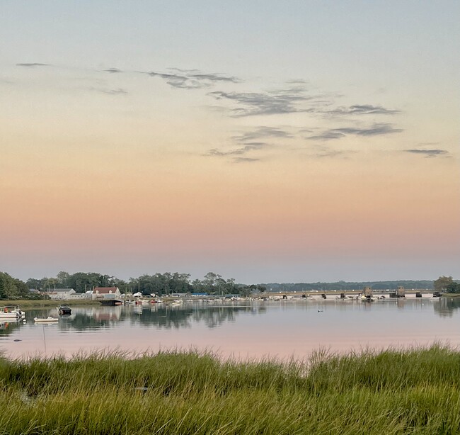 Looking at the harbor and bridge at Sunset - 23 Locust Ave