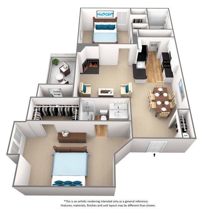 Floorplan - Montclair Apartments