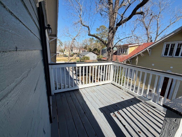 Deck off front door - 1112 E Duffy St