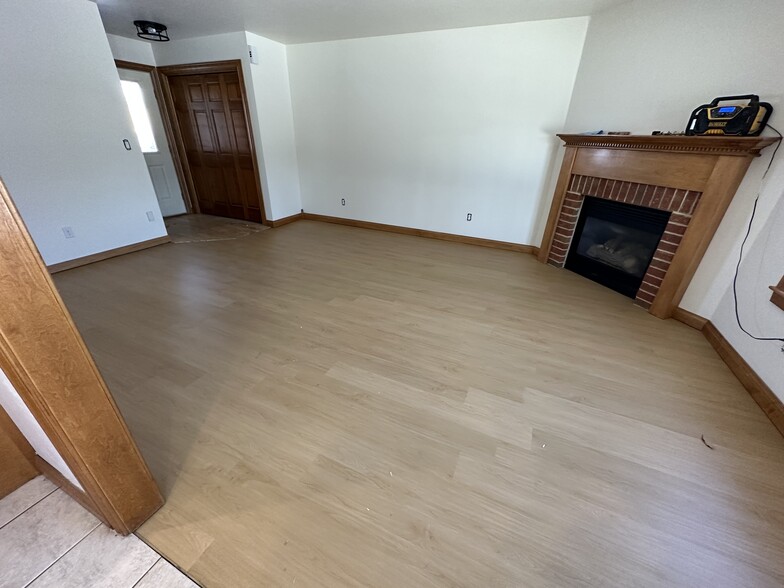 148- living room with gas fireplace - 148 Cavil Way