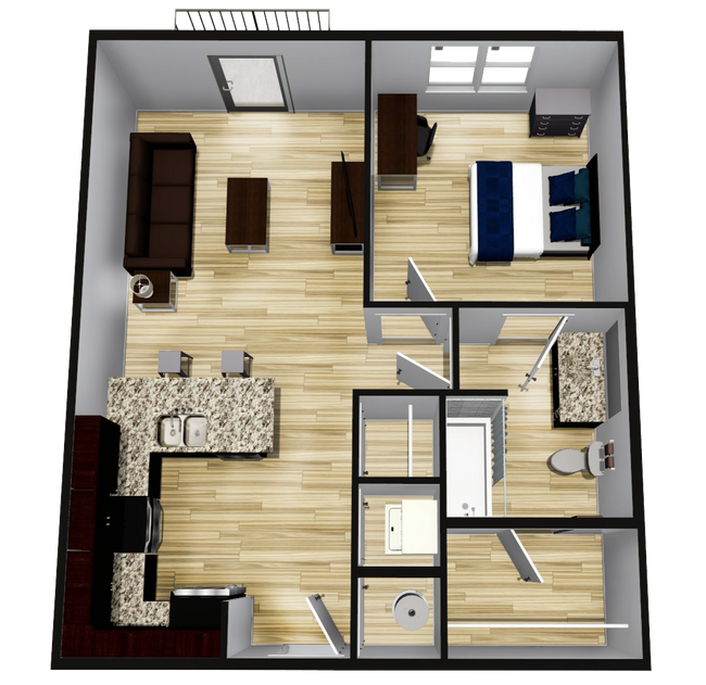 Floorplan - QUARTERS BLOOMINGTON