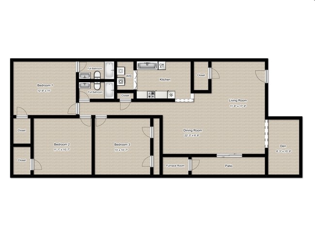 3BR/2BA - Trinity Properties - Campus Walk