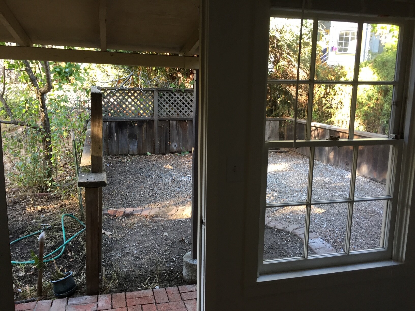 Patio from Bedroom 3 - 2609 Dana St