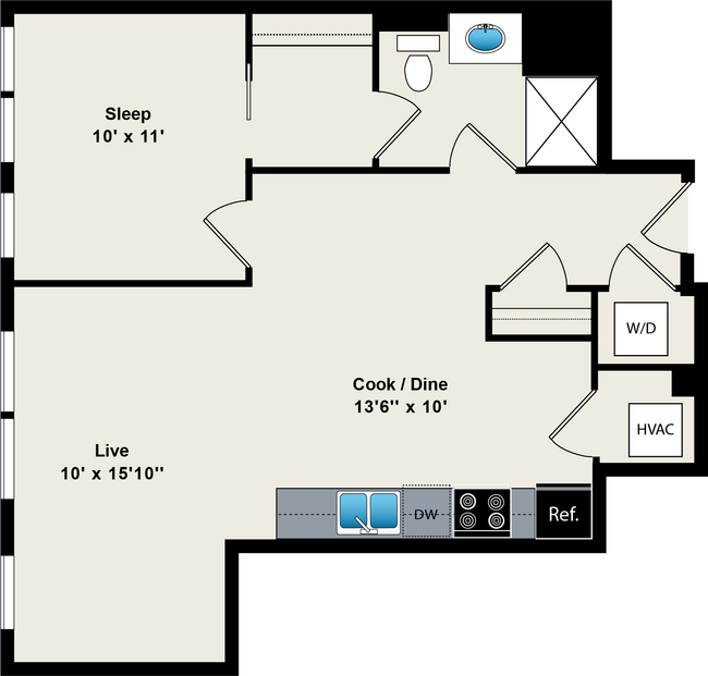 Floorplan - Reside on Green Street