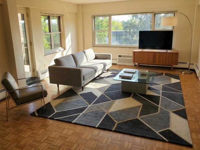 429 B502 Living Room - 429 Apartments