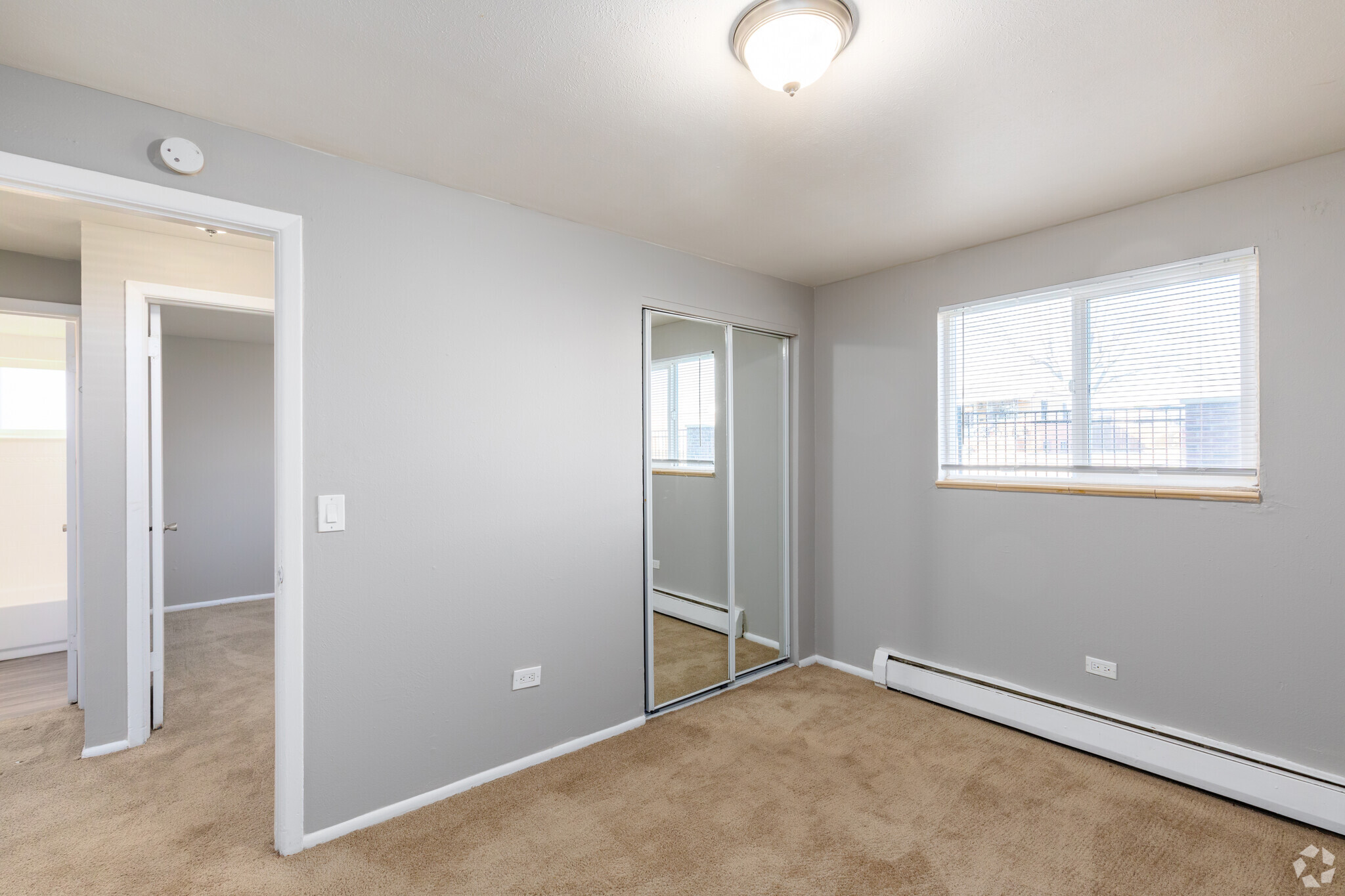 2BR, 1BA - 667SF Bedroom 1 - Powderhorn Apartments