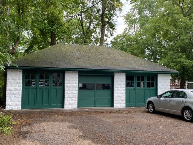 View of Detached 3-Car Garage in Back - 215 Maple St
