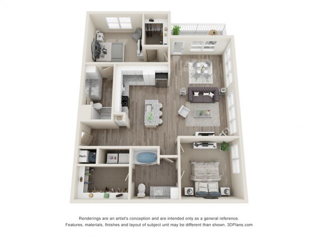 Floorplan - The Mezz at Fiddlers Green