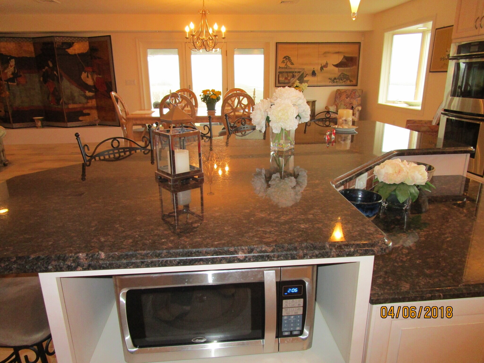 dining area seen from kitchen island - 103 Summer St