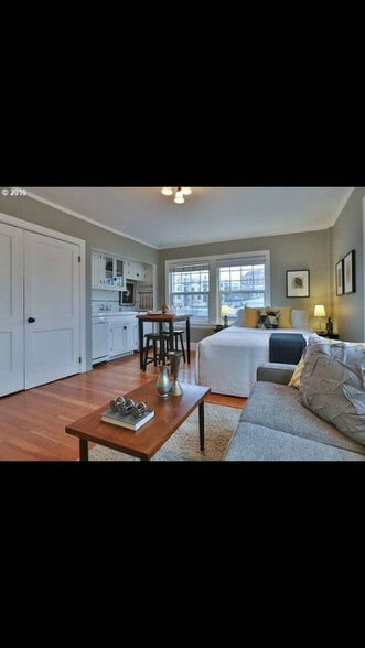 Staged View of Studio - 20 NW 16th Ave