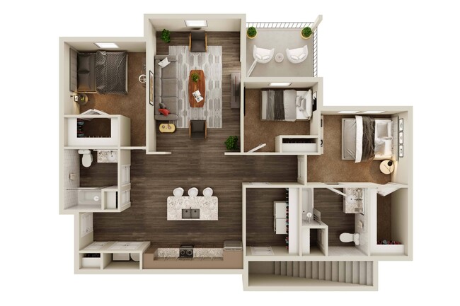 Floorplan - Aurora Apartments