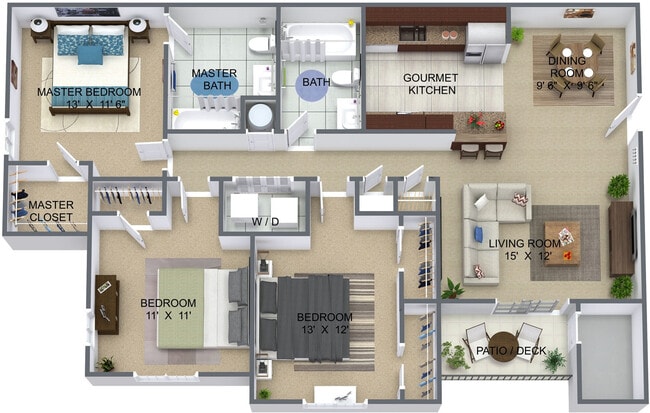 Floorplan - 200 West I