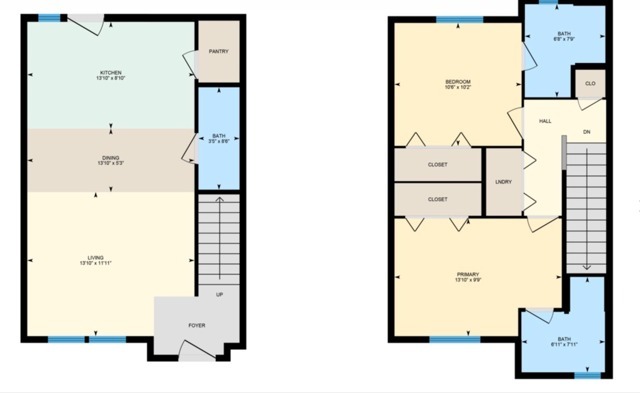 2BR/2.5BA - B3 - Breckenridge Apartments