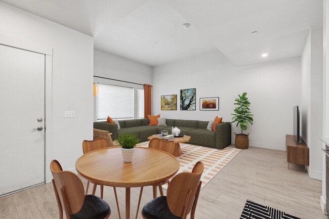 2-bed Living other angle 1 - Red Table - Red Table Apartments