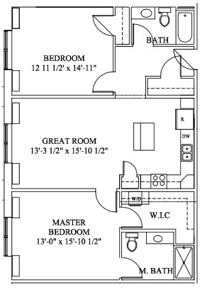 2BR/1.5BA - Legacy Lofts
