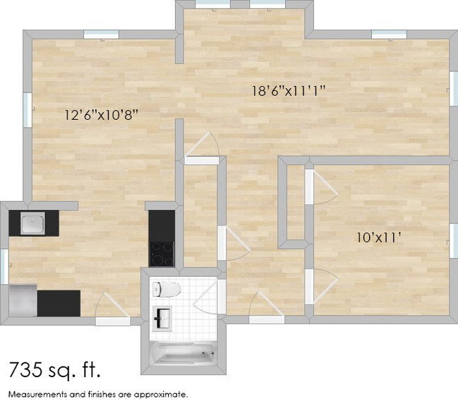 Floorplan - 504-508 S. Cuyler Ave.