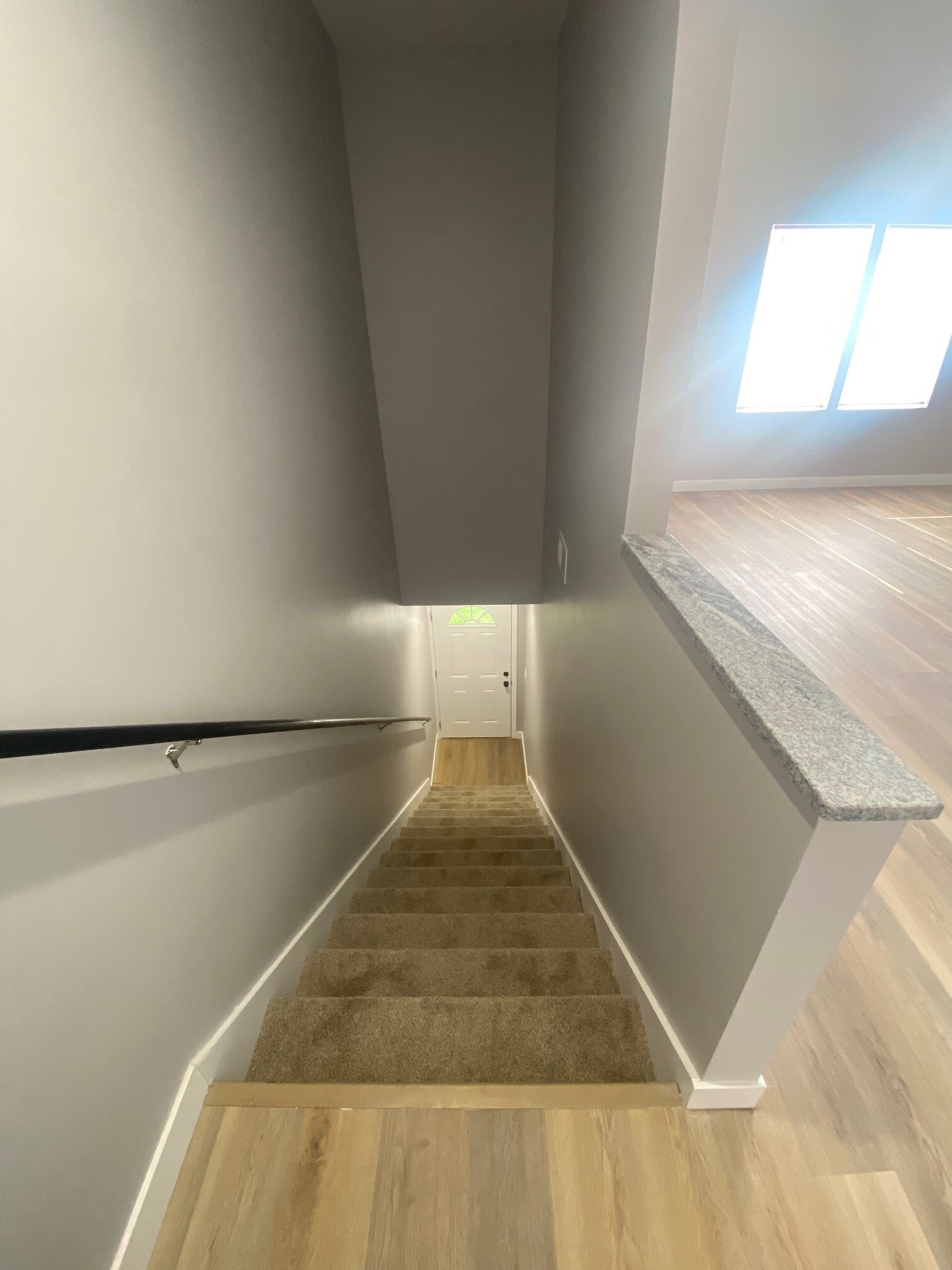 Unit B Top View Stairs - 415 Dequincy St