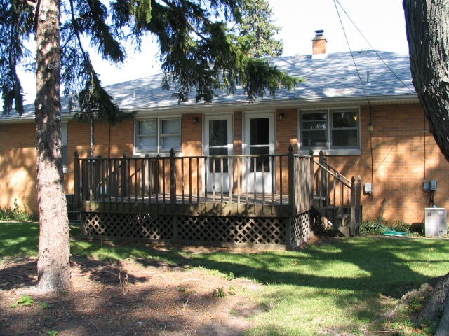 Backyard deck - 1205 W Bloomington Rd