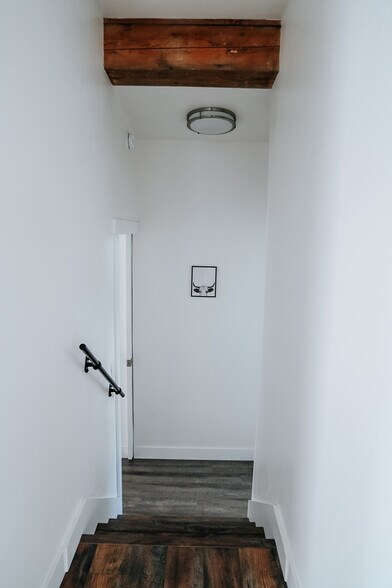 stairs to master and bunk room - 525 8th Ave W
