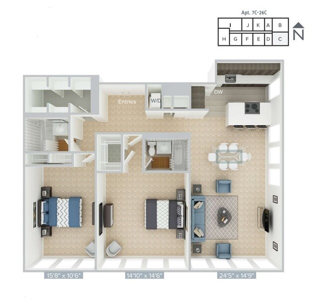 Floorplan - Avalon at Prudential Center