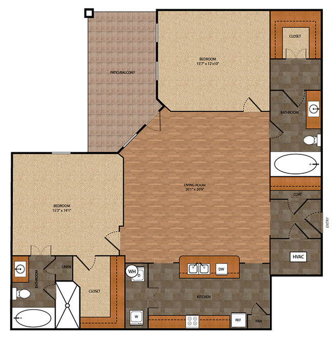 Floorplan - Bell Tower Flats