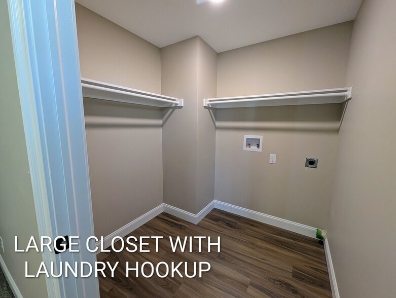 Bedroom 1, Closet with Laundry Hookup - 48 E Main St