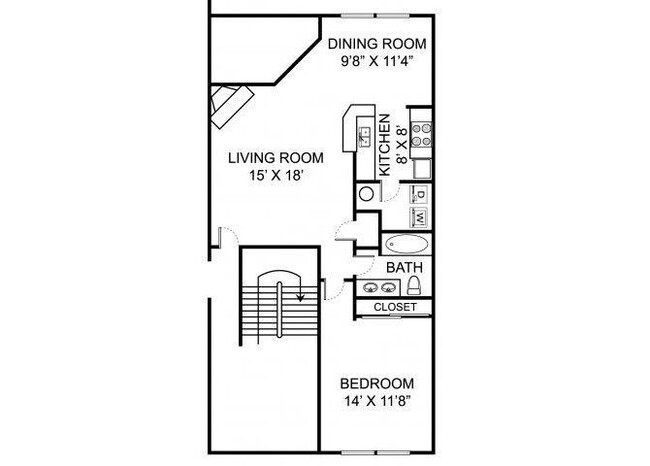 Floorplan - Kensington Grove Apartments