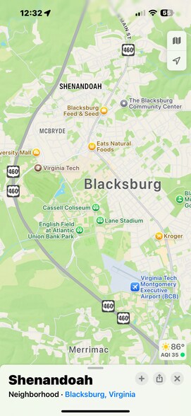 334 Shenandoah is centrally located to the New River Valley and is located in Blacksburg, 24060 - 334 Shenandoah Cir