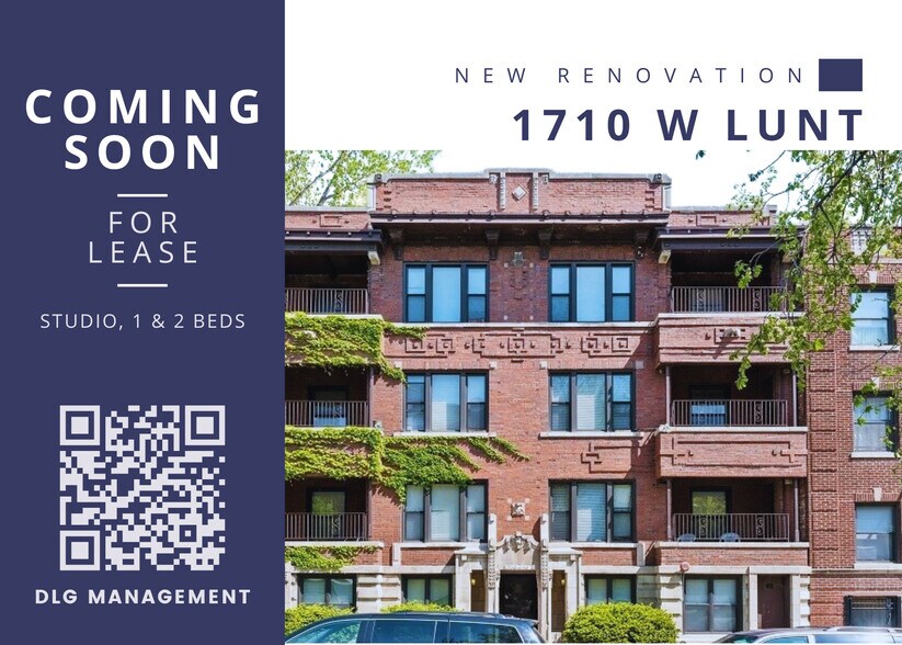 Coming Soon Card - 1710 W Lunt Ave