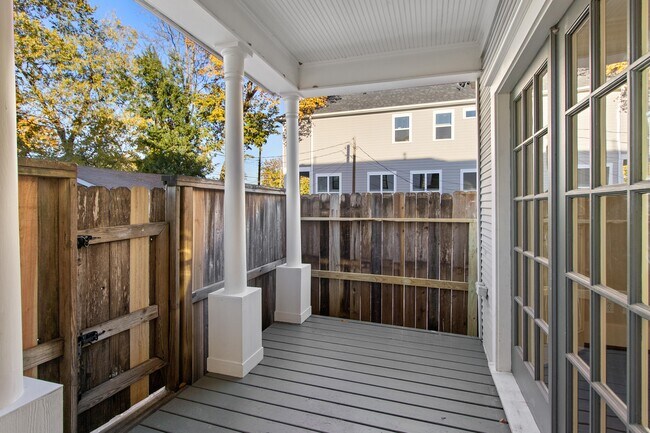 Back porch, normally used for entry from parking area or for storage - 515 W 17th St