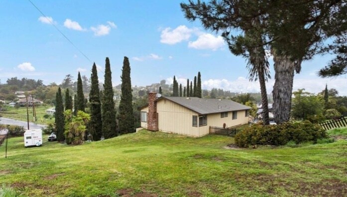 Private front and back yard - 1838 Foxfire Rd