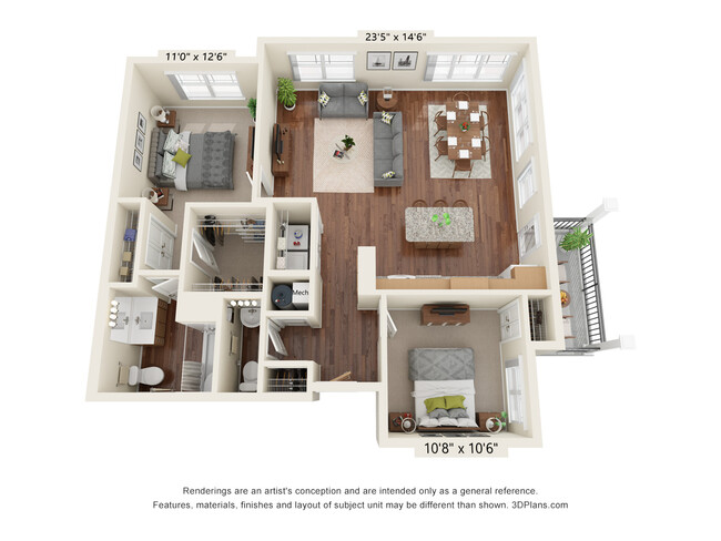 Floorplan - Ashlynn Ridge 55+ Apartments