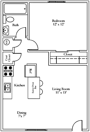 1BR/1BA - Ulysses Apartments (2023)