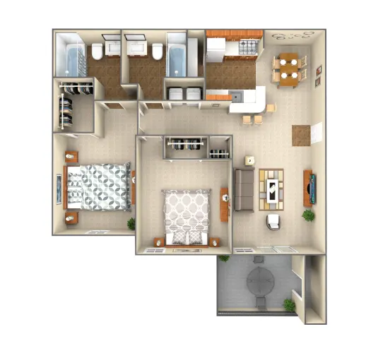 Floorplan - The Village at Johnson Creek