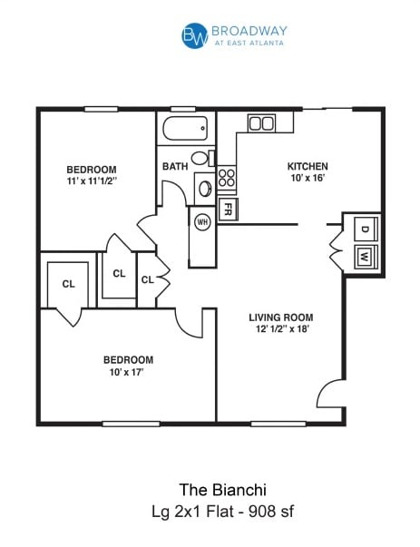 Floorplan - Broadway at East Atlanta