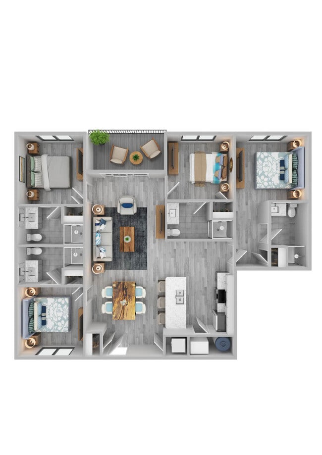 4 Bed 4 Bath - Oak Shore Commons