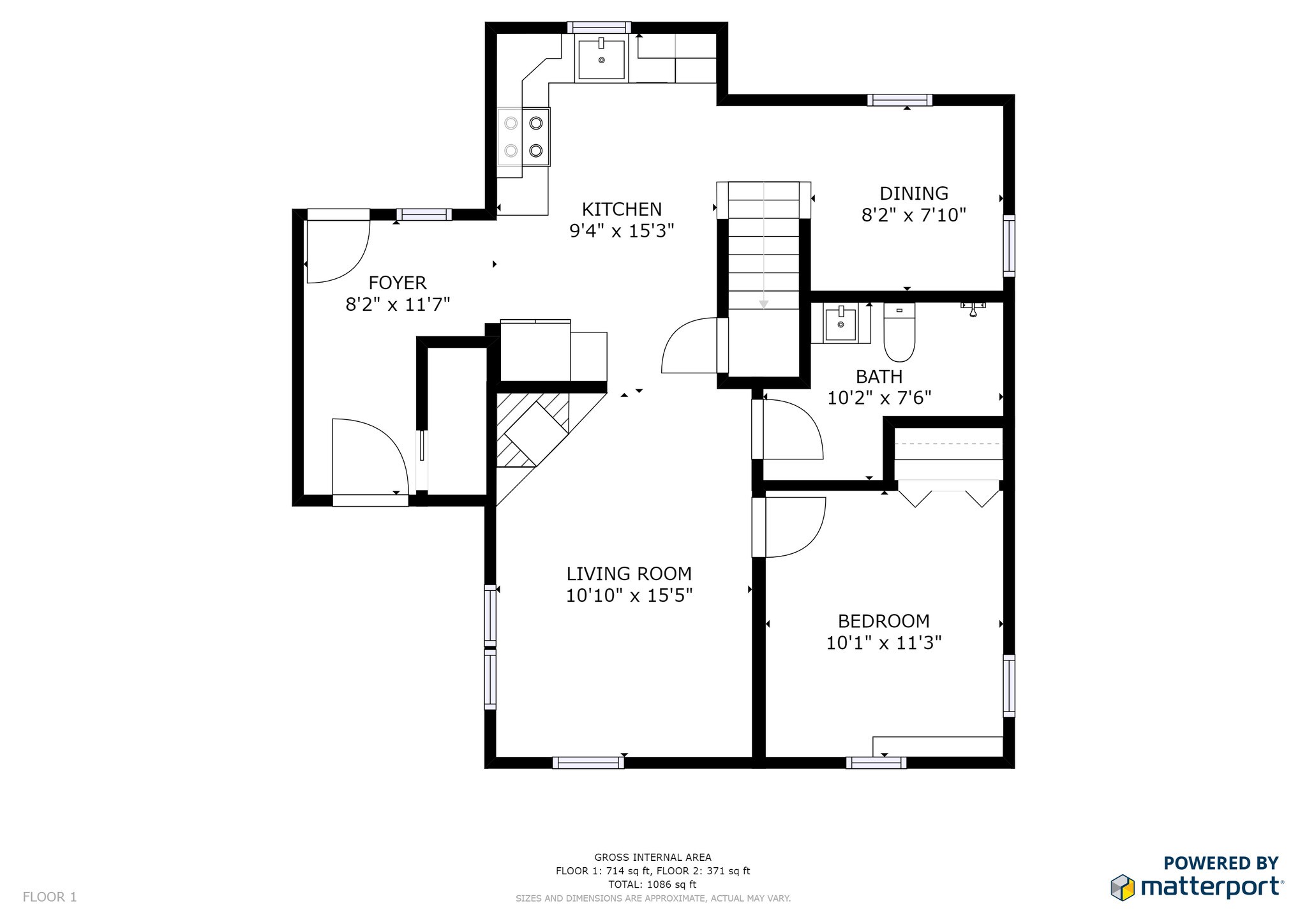 1st Floor - Floor Plan - 629 Storrs Rd