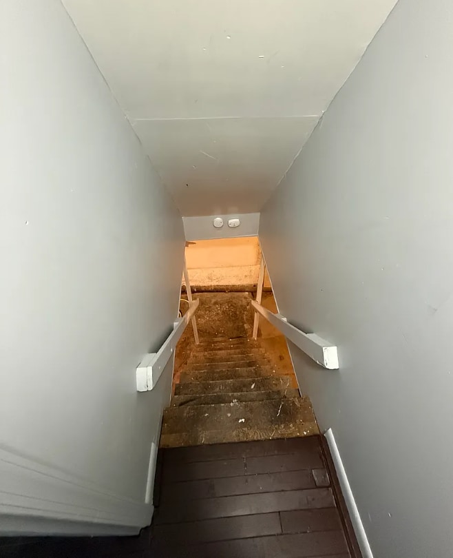 Stairs towards Basement - 1069 Powell St